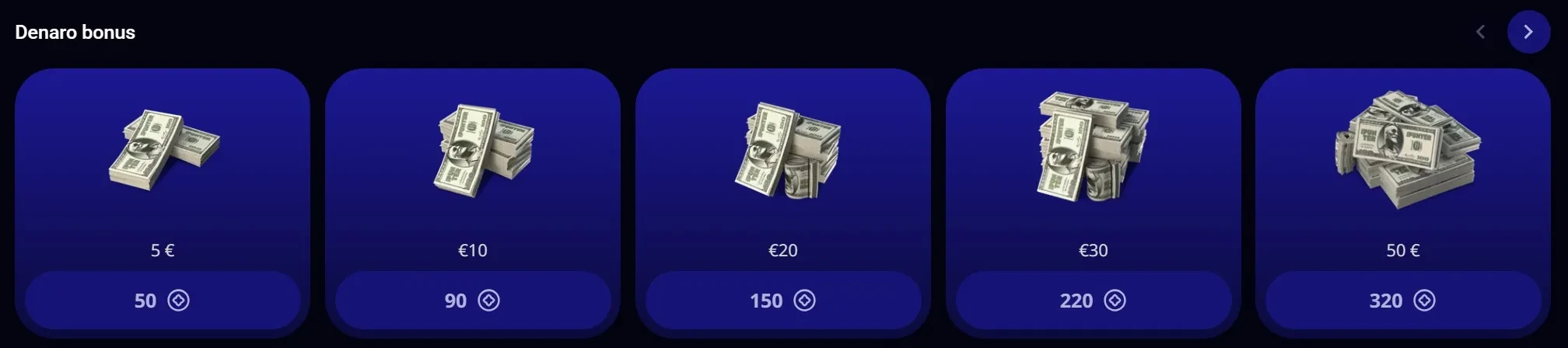 Coin Shop e programma VIP